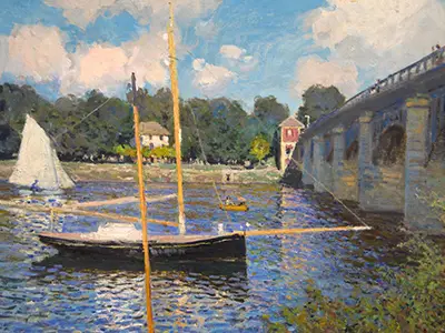 Sailing Boat in Argenteuil Claude Monet